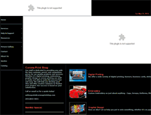 Tablet Screenshot of coronaprintshop.com